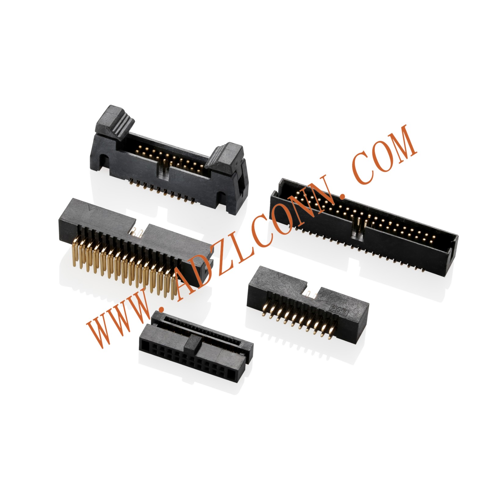 1.27mm Pitch (.050") 排針排母牛角連接器